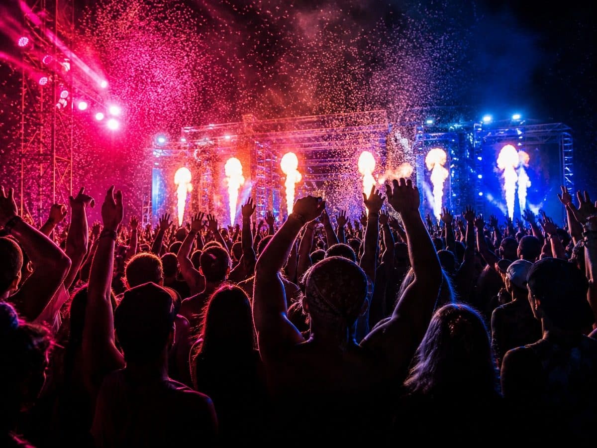 Festival crowd